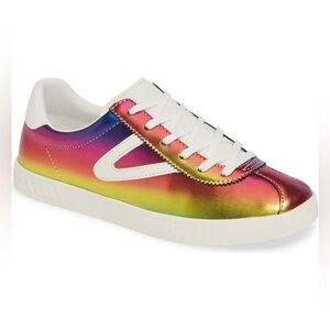 Tretorn Camden7 Rainbow Multi Vintage White Sz 9 BNWB